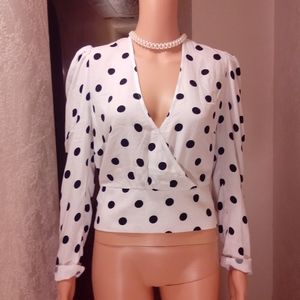 AFRM Polka Dot Top